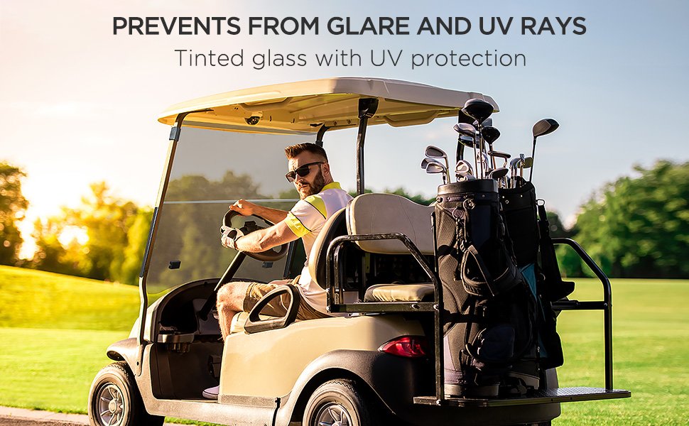 golf cart sport windshield